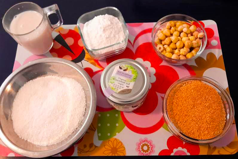 Yummy Coconut Bombs Dessert Ingredients