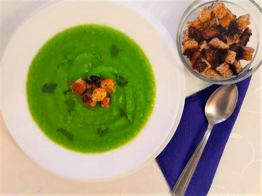 Creamy Broccoli And Cauliflower Vegan Soup