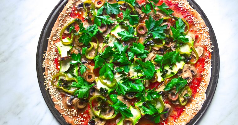 Healthy Vegan Pizza