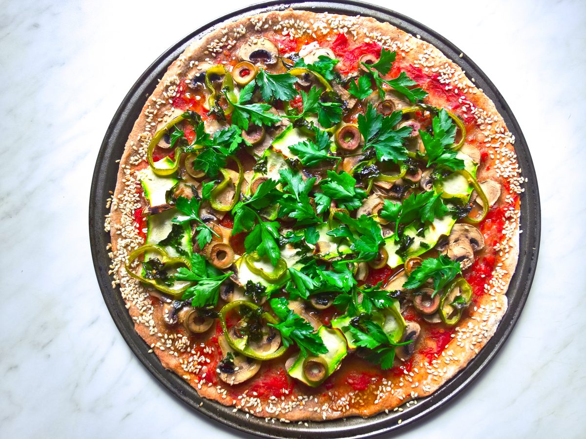 Healthy Vegan Pizza